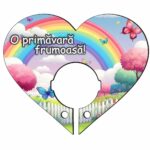 Baza martisor inima, Baza acadea, 10x8 cm, BBUV029 - imagine 4