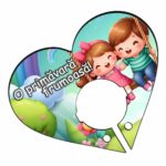 Baza martisor inima, Baza acadea, 10x8 cm, BBUV032 - imagine 3