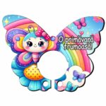 Baza martisor fluture, Baza acadea, 11×8 cm, BBUV034 - imagine 4