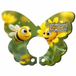 Baza martisor fluture, Baza acadea, 11×8 cm, BBUV036 - imagine 4