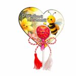 Martisor Chupa Chups, Inima, 10x8 cm, MBUV021 - imagine 4