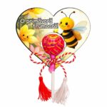 Martisor Chupa Chups, Inima, 10x8 cm, MBUV021