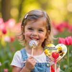 Martisor Chupa Chups, Inima, 10x8 cm, MBUV021 - imagine 2