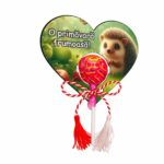 Martisor Chupa Chups, Inima, 10x8 cm, MBUV024 - imagine 3