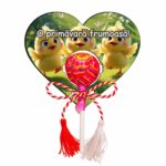 Martisor Chupa Chups, Inima, 10x8 cm, MBUV028