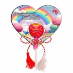 Martisor Chupa Chups, Inima, 10x8 cm, MBUV029