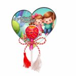 Martisor Chupa Chups, Inima, 10x8 cm, MBUV032 - imagine 4