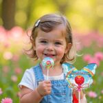 Martisor Chupa Chups, Fluture, 11×8 cm, MBUV033 - imagine 2