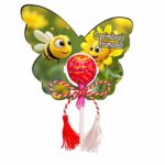 Martisor Chupa Chups, Fluture, 11×8 cm, MBUV036 - imagine 3
