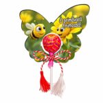 Martisor Chupa Chups, Fluture, 11×8 cm, MBUV036 - imagine 4