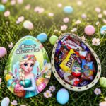 Cutie Dulciuri Paste, Personalizata, Ou Kinder Surprise, Elsa, CPD001 - imagine 2