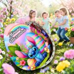 Cutie Dulciuri Paste, Personalizata, Ou Kinder Surprise, Stitch, CPD009 - imagine 3