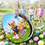 Cutie Dulciuri Paste, Personalizata, Ou Kinder Surprise, Patrula Catelusilor, CPD011 - imagine 3