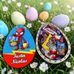 Cutie Dulciuri Paste, Personalizata, Ou Kinder Surprise, Spidey, CPD014 - imagine 2