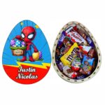 Cutie Dulciuri Paste, Personalizata, Ou Kinder Surprise, Spidey, CPD014 - imagine 4