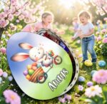 Cutie Dulciuri Paste, Personalizata, Ou Kinder Surprise, Iepuras, CPD019 - imagine 3