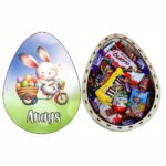 Cutie Dulciuri Paste, Personalizata, Ou Kinder Surprise, Iepuras, CPD019 - imagine 4