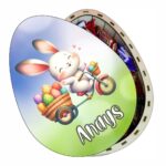 Cutie Dulciuri Paste, Personalizata, Ou Kinder Surprise, Iepuras, CPD019