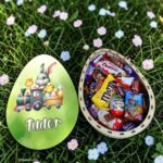 Cutie Dulciuri Paste, Personalizata, Ou Kinder Surprise, Iepuras, CPD020 - imagine 3