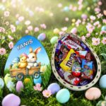 Cutie Dulciuri Paste, Personalizata, Ou Kinder Surprise, Iepuras, CPD021 - imagine 2