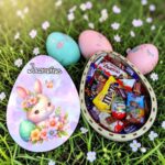 Cutie Dulciuri Paste, Personalizata, Ou Kinder Surprise, Iepuras, CPD022 - imagine 2