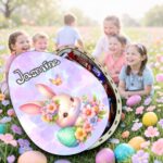 Cutie Dulciuri Paste, Personalizata, Ou Kinder Surprise, Iepuras, CPD022 - imagine 3