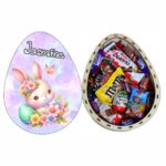 Cutie Dulciuri Paste, Personalizata, Ou Kinder Surprise, Iepuras, CPD022 - imagine 4