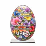 Decoratiune Cadou - Paste, Lemn, Mama, 15cm, DCPUV016