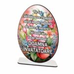 Decoratiune Cadou - Paste, Lemn, Invatatoare, 15cm, DCPUV018 - imagine 4