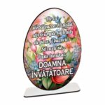 Decoratiune Cadou - Paste, Lemn, Invatatoare, 15cm, DCPUV018 - imagine 3