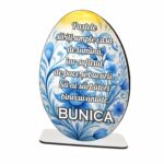 Decoratiune Cadou - Paste, Lemn, Bunica, 15cm, DCPUV019 - imagine 3