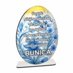 Decoratiune Cadou - Paste, Lemn, Bunica, 15cm, DCPUV019 - imagine 4