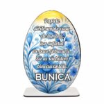 Decoratiune Cadou - Paste, Lemn, Bunica, 15cm, DCPUV019