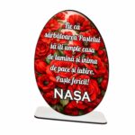 Decoratiune Cadou - Paste, Lemn, Nasa, 15cm, DCPUV020 - imagine 3