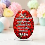 Decoratiune Cadou - Paste, Lemn, Nasa, 15cm, DCPUV020 - imagine 2