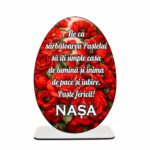 Decoratiune Cadou - Paste, Lemn, Nasa, 15cm, DCPUV020
