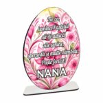 Decoratiune Cadou - Paste, Lemn, Nana, 15cm, DCPUV021 - imagine 4