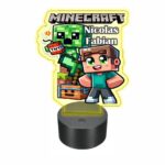 Lampa Led 3D, Personalizata – Minecraft, 22×17 cm (LDUV076) - imagine 5