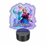 Lampa Led 3D, Personalizata – Elsa, 22×17,5 cm (LDUV079) - imagine 5