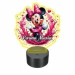 Lampa Led 3D, Personalizata – Minnie Mouse, 22×18 cm (LDUV080) - imagine 5