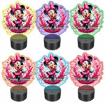 Lampa Led 3D, Personalizata – Minnie Mouse, 22×18 cm (LDUV080) - imagine 2