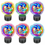 Lampa Led 3D, Personalizata – Sonic, 22×18 cm (LDUV082) - imagine 2