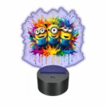 Lampa Led 3D, Personalizata – Minioni, 22×18 cm (LDUV084) - imagine 5