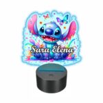 Lampa Led 3D, Personalizata – Stitch, 22×17,5 cm (LDUV085) - imagine 5