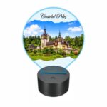 Lampa Led 3D, Castelul Peles, 22×18 cm, LOTUV003