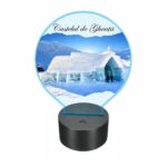 Lampa Led 3D, Castelul de Gheata, 22×18 cm, LOTUV006