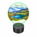 Lampa Led 3D, Balea Lac, 22×18 cm, LOTUV007