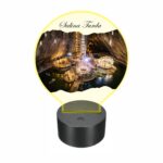 Lampa Led 3D, Salina Turda, 22×18 cm, LOTUV009