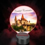 Lampa Led 3D, Castelul Corvinilor, 22×18 cm, LOTUV014 - imagine 2