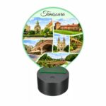 Lampa Led 3D, Timisoara, 22×18 cm, LOTUV015
